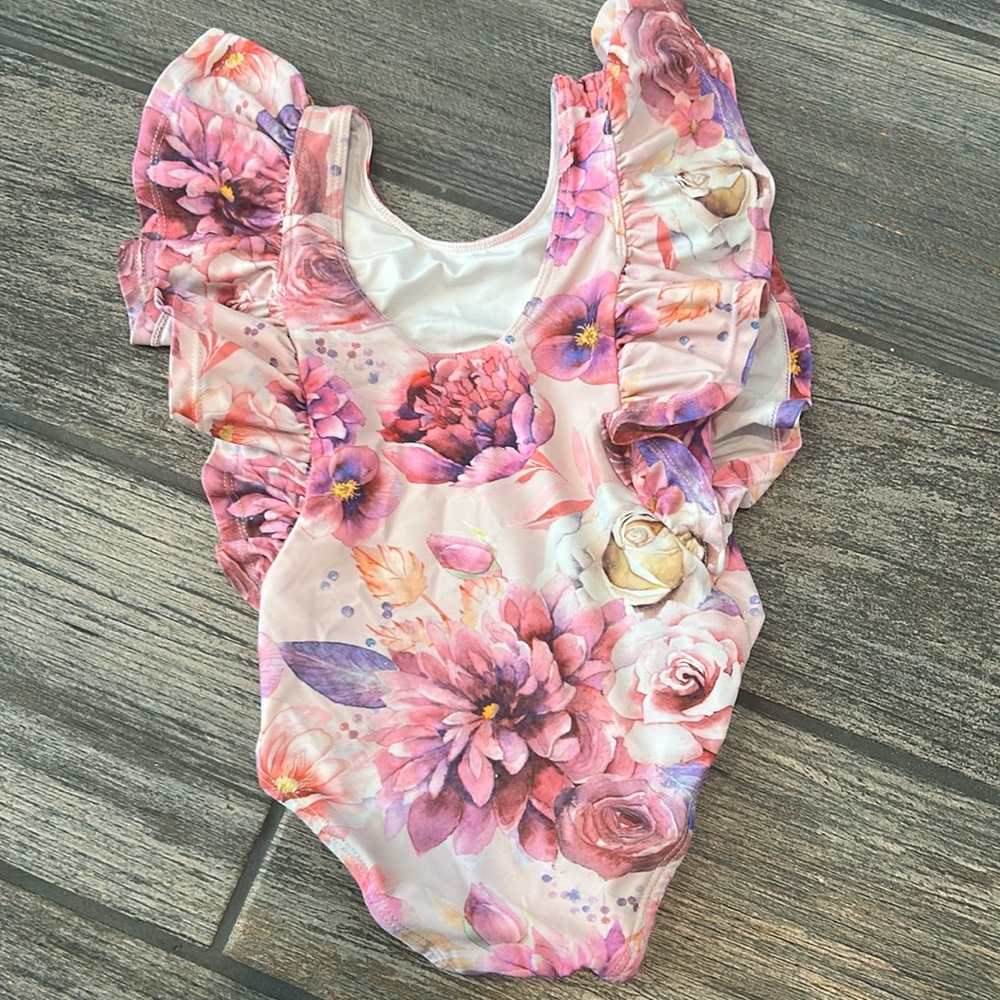 Posh Peanut Ruffled Swimsuit - Picture 2 of 5